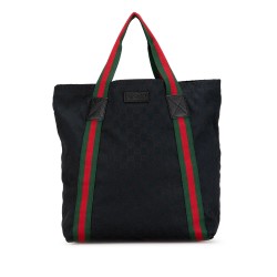 Gucci GG Canvas Web Tote