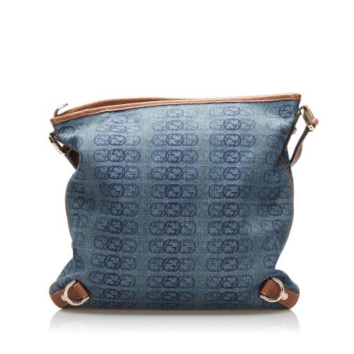 Gucci GG Denim Abbey D-Ring Crossbody Bag