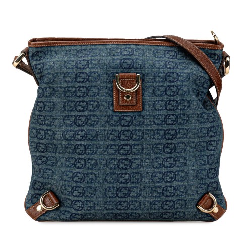 Gucci GG Denim Abbey D-Ring Crossbody Bag