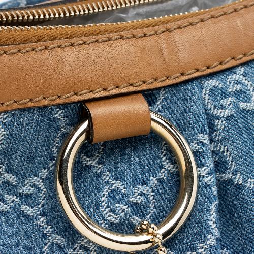 Gucci GG Denim Sukey Hobo