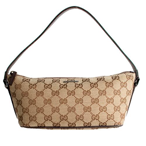 Gucci GG Fabric Pochette Shoulder Handbag