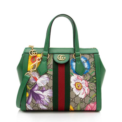 Gucci GG Supreme Flora Ophidia Small Tote