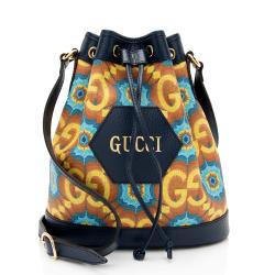 Gucci GG Kaleidoscope Canvas 100th Anniversary Bucket Bag