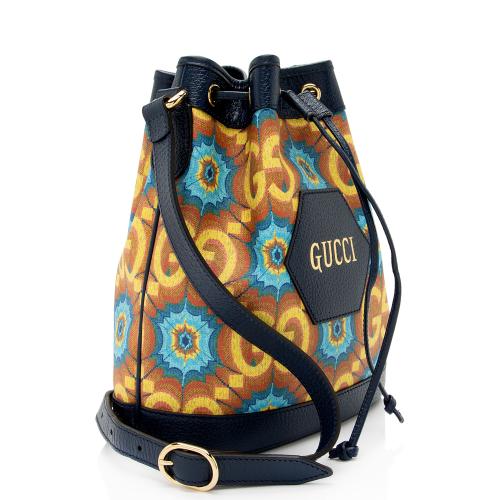 Gucci GG Kaleidoscope Canvas 100th Anniversary Bucket Bag