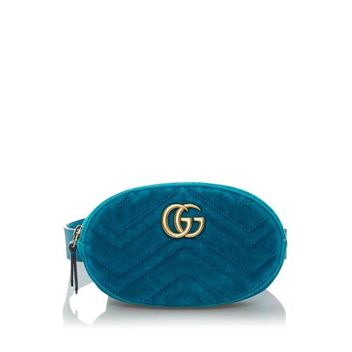 Gucci GG Marmont Velvet Belt Bag