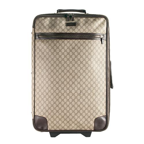 Gucci GG Plus Trolley Rolling Luggage Bag