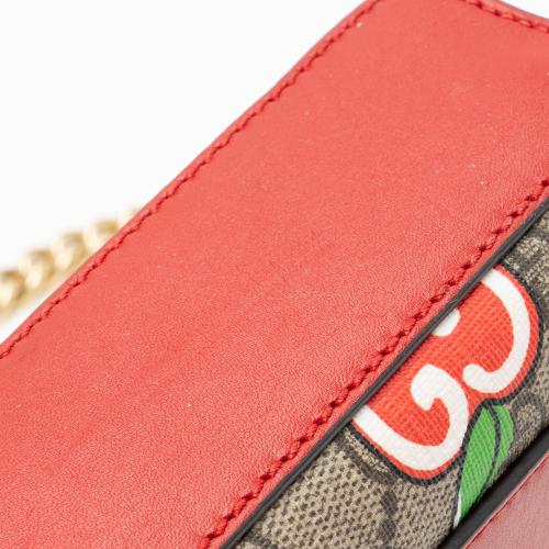 Gucci GG Supreme Apple Padlock Small Shoulder Bag