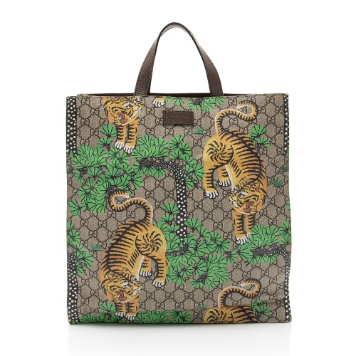 Gucci GG Supreme Bengal Tiger Tote