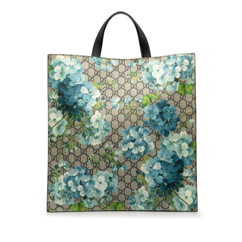 Gucci GG Supreme Blooms Convertible Soft Tote