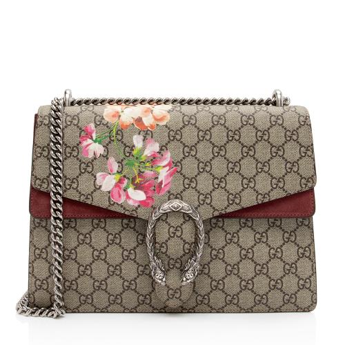 Gucci GG Supreme Blooms Dionysus Medium Shoulder Bag