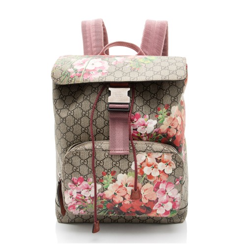 Gucci GG Supreme Blooms Medium Backpack