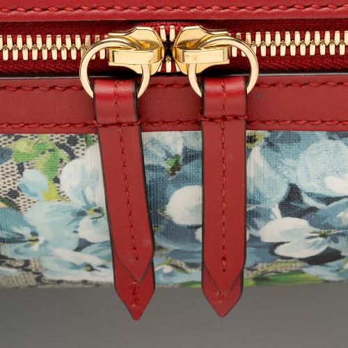 Gucci GG Supreme Blooms Medium Boston Bag