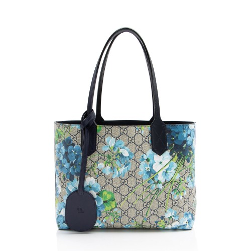 Gucci GG Supreme Blooms Reversible Small Tote