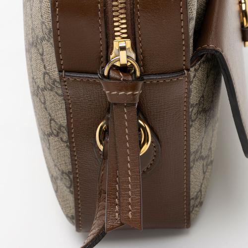 Gucci GG Supreme Calfskin Horsebit 1955 Small Shoulder Bag