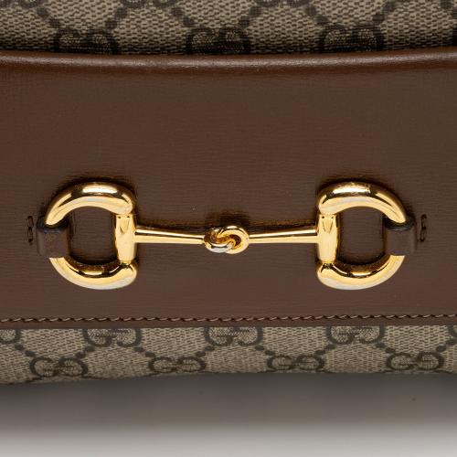 Gucci GG Supreme Calfskin Horsebit 1955 Small Shoulder Bag