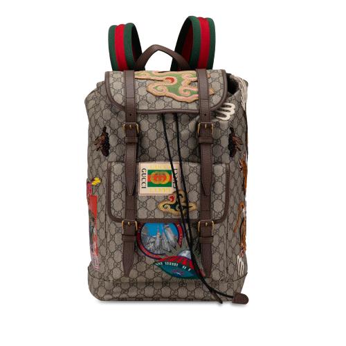 Gucci GG Supreme Courrier Backpack