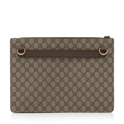 Gucci Soft GG Supreme Gucci Courrier Messenger Clutch