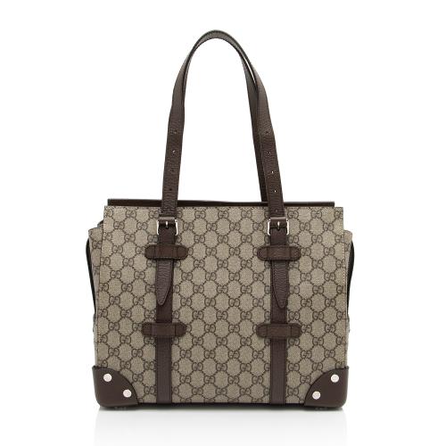 Gucci GG Supreme Buckle Small Tote