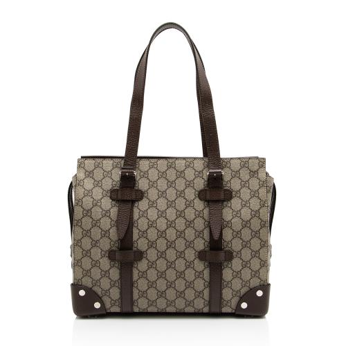 Gucci GG Supreme Buckle Small Tote