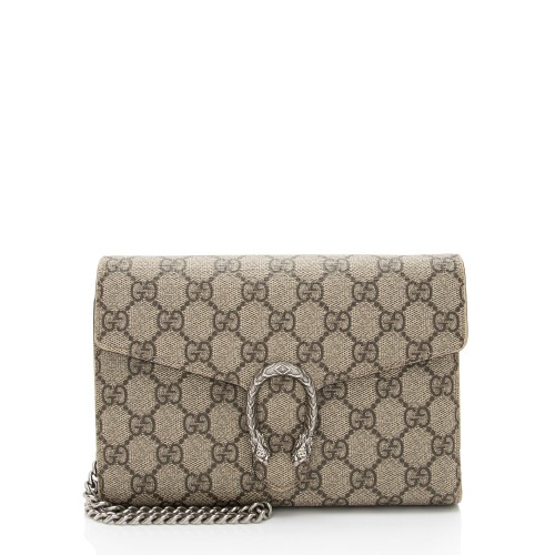 Gucci GG Supreme Dionysus Chain Wallet