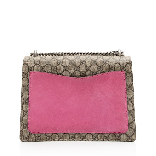 Gucci GG Supreme Embellished Dionysus Medium Shoulder Bag