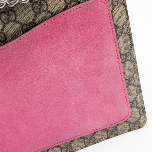 Gucci GG Supreme Embellished Dionysus Medium Shoulder Bag