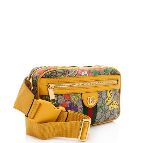 Gucci GG Supreme Flora Ophidia Medium Belt Bag