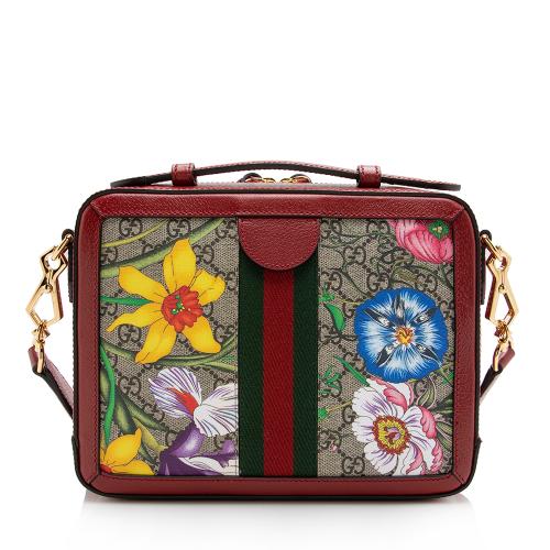 Gucci GG Supreme Flora Ophidia Small Top Handle