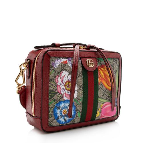 Gucci GG Supreme Flora Ophidia Small Top Handle