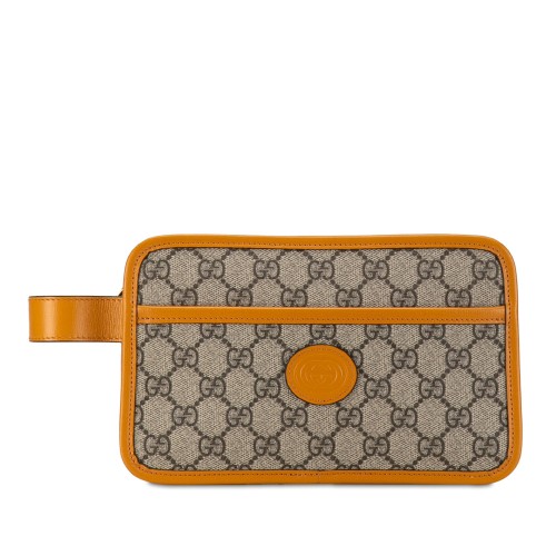 Gucci GG Supreme Interlocking G Clutch