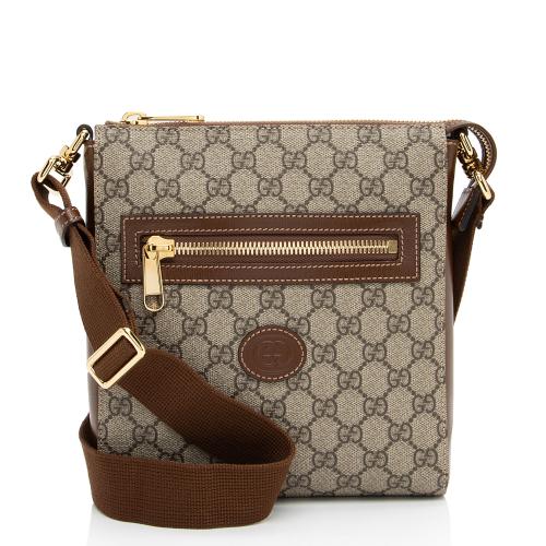 Gucci GG Supreme Interlocking G Messenger