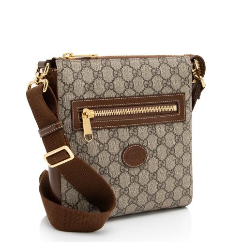 Gucci GG Supreme Interlocking G Messenger