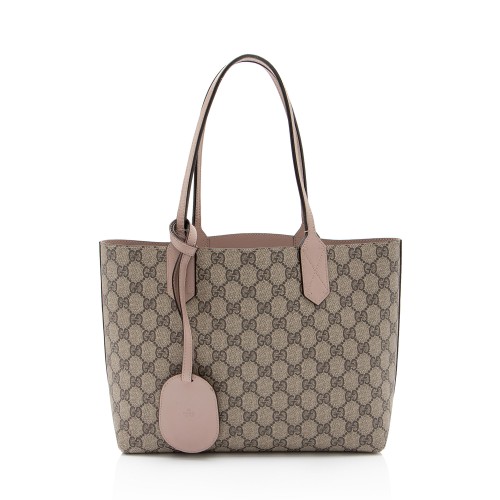 Gucci GG Supreme Leather Reversible Small Tote