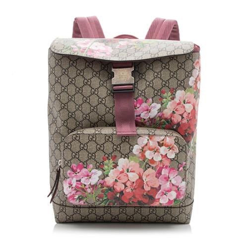 Gucci GG Supreme Medium Blooms Backpack