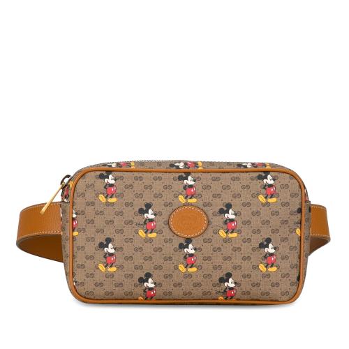 Gucci GG Supreme Mickey Mouse Belt Bag