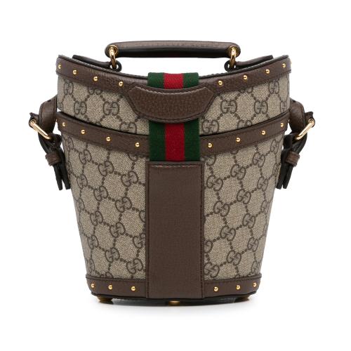 Gucci GG Supreme Mini Hat Case Satchel