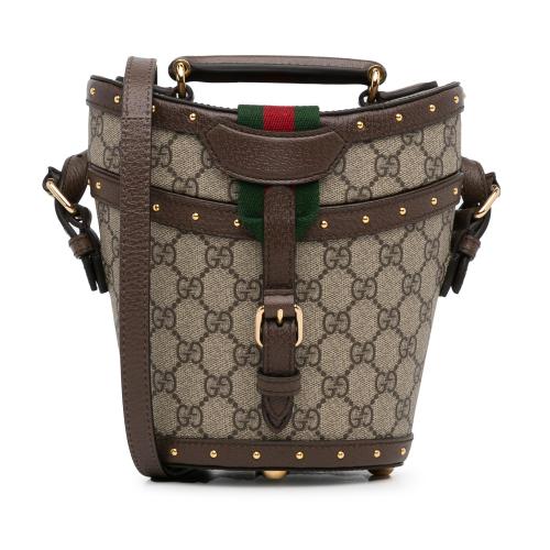 Gucci GG Supreme Mini Hat Case Satchel