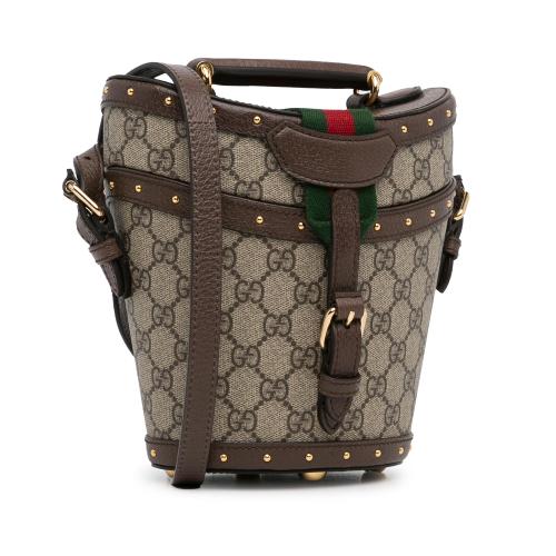 Gucci GG Supreme Mini Hat Case Satchel