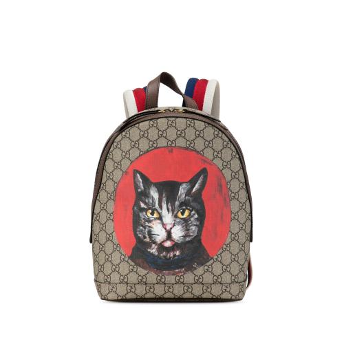 Gucci GG Supreme Mystic Cat Backpack