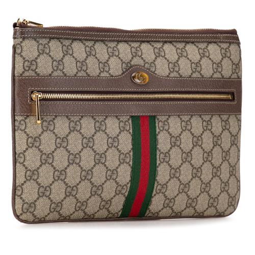 Gucci GG Supreme Ophidia Clutch