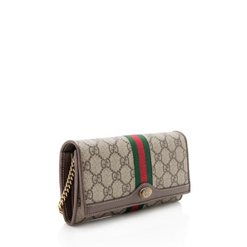 Gucci GG Supreme Ophidia Chain Wallet