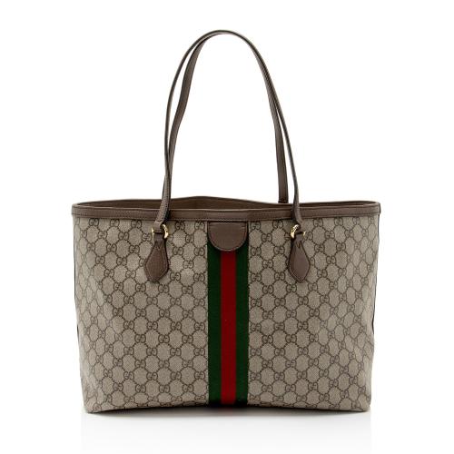 Gucci GG Supreme Ophidia Medium Shopping Tote