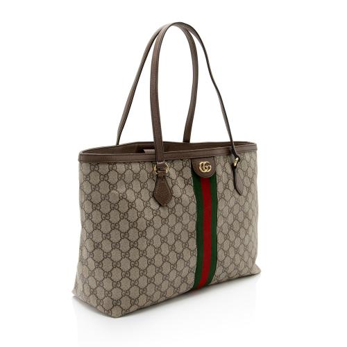 Gucci GG Supreme Ophidia Medium Shopping Tote