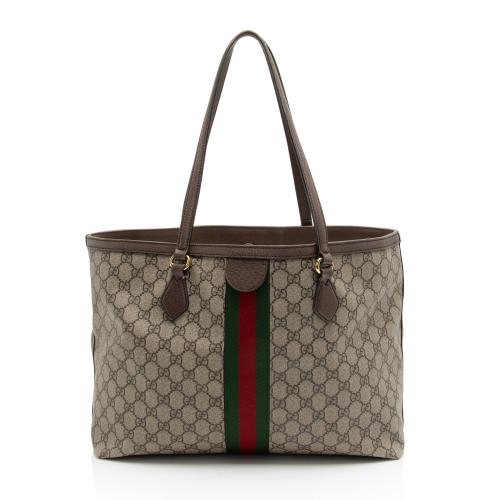 Gucci GG Supreme Ophidia Medium Shopping Tote