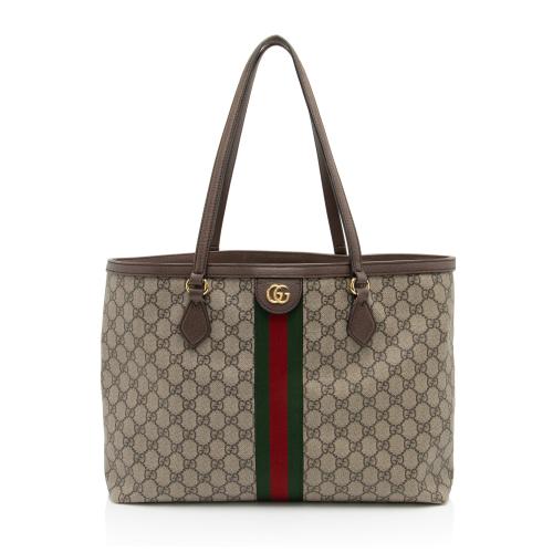 Gucci GG Supreme Ophidia Medium Shopping Tote