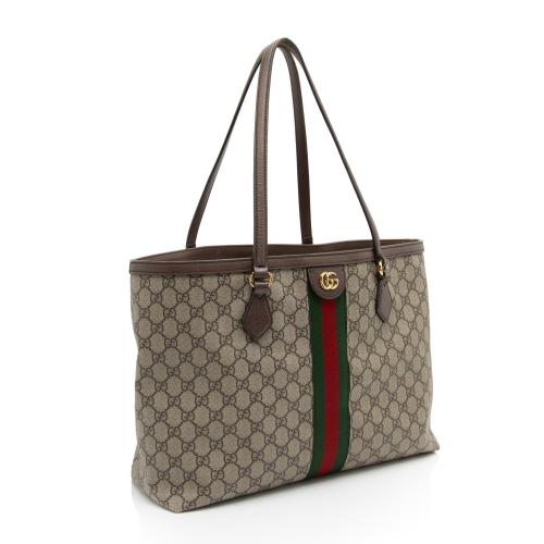 Gucci GG Supreme Ophidia Medium Shopping Tote