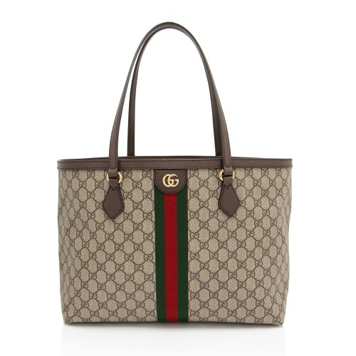 Gucci GG Supreme Ophidia Medium Shopping Tote