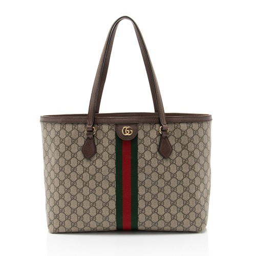 Gucci GG Supreme Ophidia Medium Shopping Tote