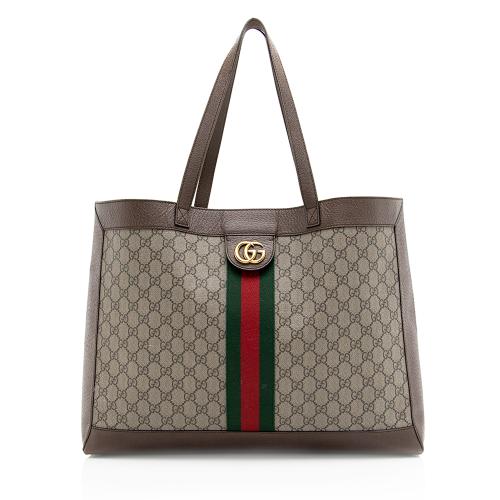 Gucci GG Supreme Ophidia Medium Soft Tote