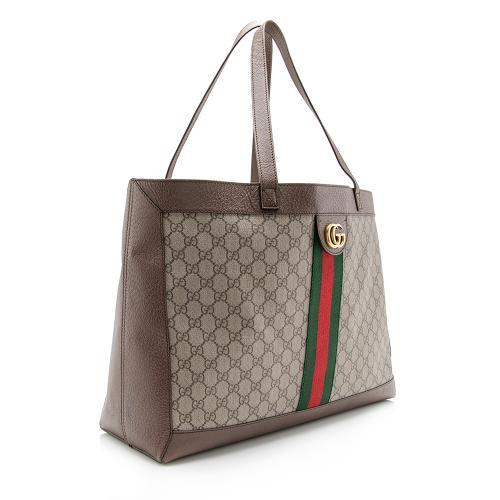 Gucci GG Supreme Ophidia Medium Soft Tote